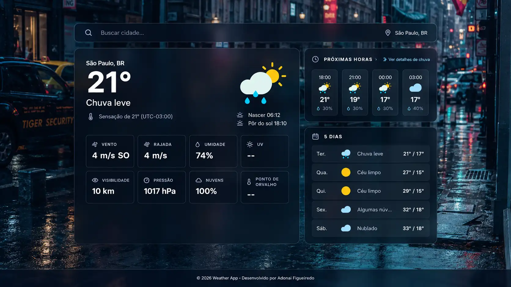 Weather App screenshot